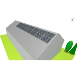New Solcelle pakkeløsning til tagpap/bitumen tag, 6,48kWp Solcelleanlæg