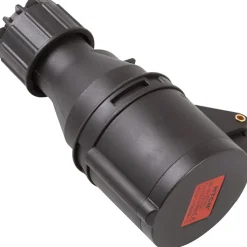 Sort CEE forlængerled 3P+0+J 415V 16A Industrimateriel|Cee Stikpropper