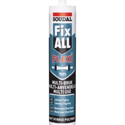 Outlet Fix All fleksibel lim/fugemasse 290 ml, Fuge & Lim