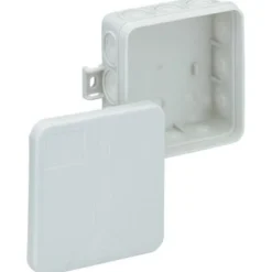 Clearance forgreningsdåse, 85x85x37 mm, lysegrå Samledåser