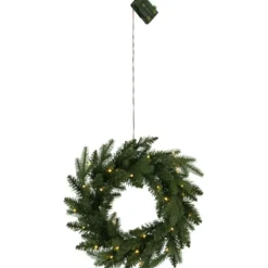 Byske julekrans med lys Julekranse & Granguirlander