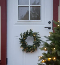 Byske julekrans med lys Julekranse & Granguirlander