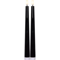 New Candy LED kronelys, batteri, 26 cm, 2-pak Kunstige Stearinlys