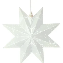 Discount Classic julestjerne med lys, 28 cm, Julestjerner Med Lys