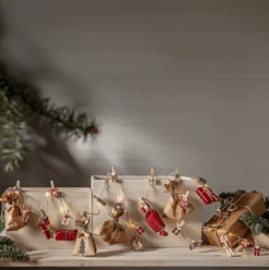 Online Clippy lyskæde til pakkekalender gaver Julepynt Med Lys