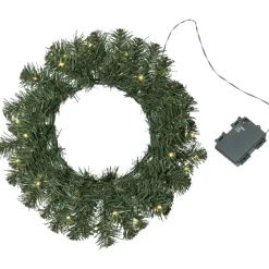 Discount Dalbo udendørs julekrans med lys, Ø40 cm Julekranse & Granguirlander
