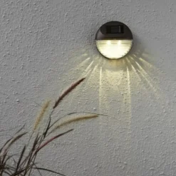 Fency solcelle væglamper, 3 stk Solcellelamper