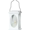 New Flamme lanterne, batteri, hvid Udendørs Bordlamper