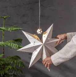 Clearance Lighty lyskugle til papirstjerner Julestjerner Med Lys
