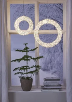 New Magic julekrans med lys, Julekranse & Granguirlander