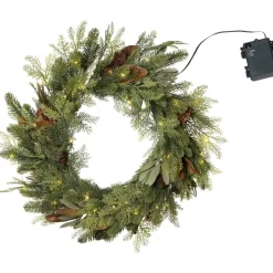Best Mixi udendørs julekrans med lys, batteri, Ø60 cm Julekranse & Granguirlander