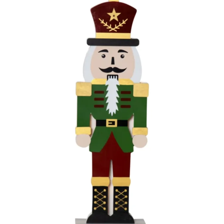 New nøddeknækker figur, Julepynt Med Lys