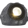 Rocky solcellelampe sten, varmt hvidt lys Solcellelamper|Udendørs Batterilamper