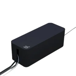 Online 12 stk Cablebox kabelskjuler, lille, sort Kabelskjulere