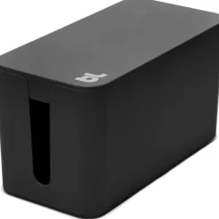 Online 12 stk Cablebox kabelskjuler, lille, sort Kabelskjulere