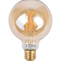 Outlet 6 stk Fesh Smart E27 globepære, 2200-5500K, 5,5W, Ø12,5 cm Lyskilder