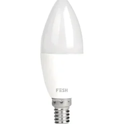 Hot 6 stk Fesh Smart E14 kertepære, 2700-6500K, 5W Lyskilder