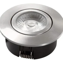 Outlet 10 stk GN "Diospot 30" LED spot V.2, børstet stål, 2700K Gn Belysning