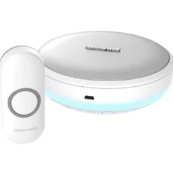 Best 4 stk Home dørklokke, trådløs, 150 m, bærbar, hvid Honeywell|Dørklokker