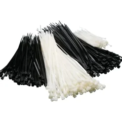 Clearance 100 stk Kabelstrips 4,8 x 300 mm, klar Kabelstrips