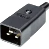 Outlet 25 stk Kaiser 763 C20 apparatstik, 2P, jord, han Stikpropper