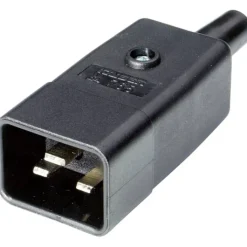 Outlet 25 stk Kaiser 763 C20 apparatstik, 2P, jord, han Stikpropper