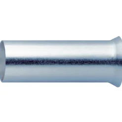 Clearance 100 stk uisoleret terminalrør, kobber, 10 mm², 12 mm Kabelsko, Terminalrør Og Pressemuffer