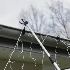 Sale 6 stk teleskoprør til opsætning af lyskæder Udendørs Julelys