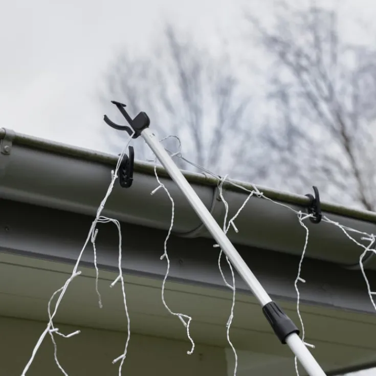 Sale 6 stk teleskoprør til opsætning af lyskæder Udendørs Julelys