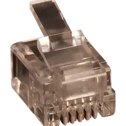 Discount 10 stk modular stikprop, RJ11, 6P/4C Udtag & Konnektorer