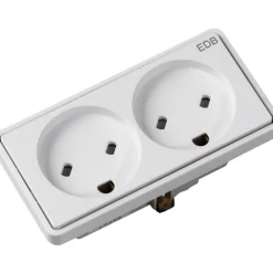 Online 10 stk LK EDB stikkontakt 2 modul Fuga Stikkontakter|Stikkontakter