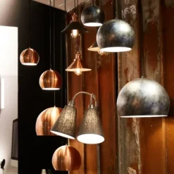 Clearance 4 stk Nice pendel, galvaniseret stål, Nielsen Light