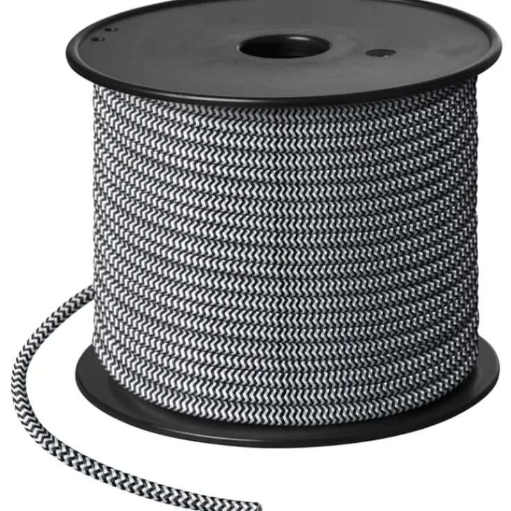 Sale 2 stk stofledning, 50 meter, zigzag Stofledninger