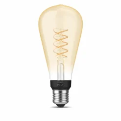 Clearance 4 stk White E27 edisonpære, 2100K, 7W, Lyskilder|Philips Hue