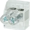 Clearance 100 stk samlemuffe dobbelt, PZ1, 10 mm² Samlemuffer