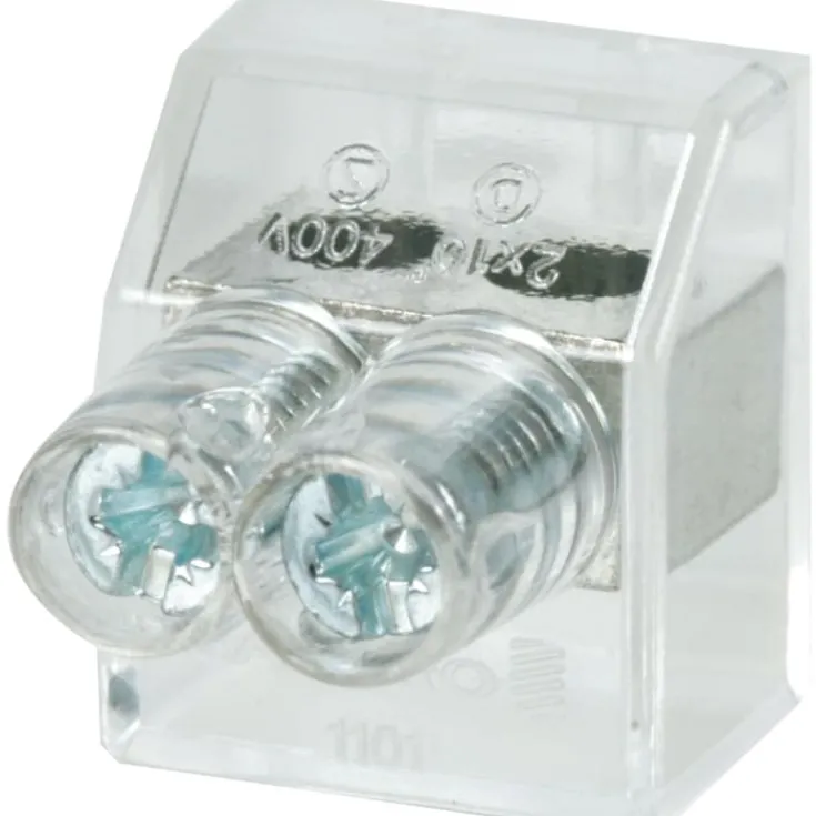 Clearance 100 stk samlemuffe dobbelt, PZ1, 10 mm² Samlemuffer