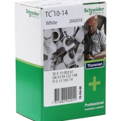 Discount 100 stk TC kabelclips, hvid, 10-14/30 mm Kabelclips- & Bøjler