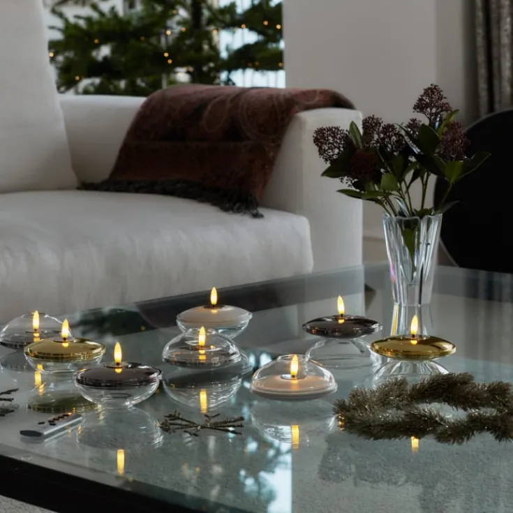 Discount 6 stk Lia genopladelig lys, Sirius|Kunstige Stearinlys