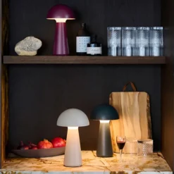4 stk Sam genopladelig bordlampe, Udendørs Bordlamper|Genopladelige Lamper