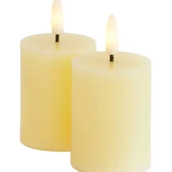 Best 10 stk Sille LED bloklys, batteri, Sirius|Kunstige Stearinlys