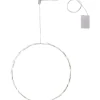 Outlet 8 stk Crispy krans med lys Julepynt Med Lys