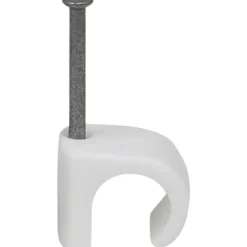 Clearance 100 stk kabelclips 10-14/30 mm, hvid Kabelclips- & Bøjler