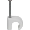 Clearance 400 stk kabelclips 7-10/25 mm, hvid Kabelclips- & Bøjler