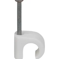 Clearance 400 stk kabelclips 7-10/25 mm, hvid Kabelclips- & Bøjler