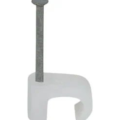 Discount 100 stk kabelclips 4x6/20 mm, natur Kabelclips- & Bøjler