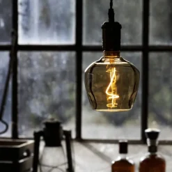 Best 10 stk Brandy E27 globepære, 3-trins dæmp, 1800K, 4W Led Pærer
