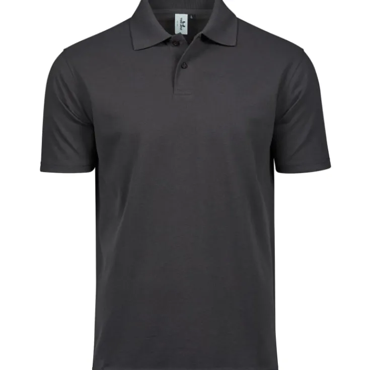 Power polohirt, mørkegrå, tr. T-Shirts & Poloshirts