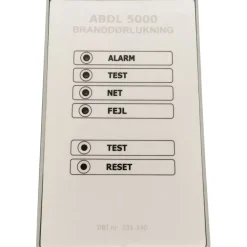Clearance ABDL 5000 brandalarm pakke m/ detektor, magnet og afbryder Røgalarmer & Brandsikring