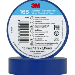 New Temflex EL Vinyltape 165, 15mmx10 m, Tape
