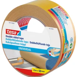 Discount dobbeltklæbende lærredstape, 50 mm, 25 meter Tape